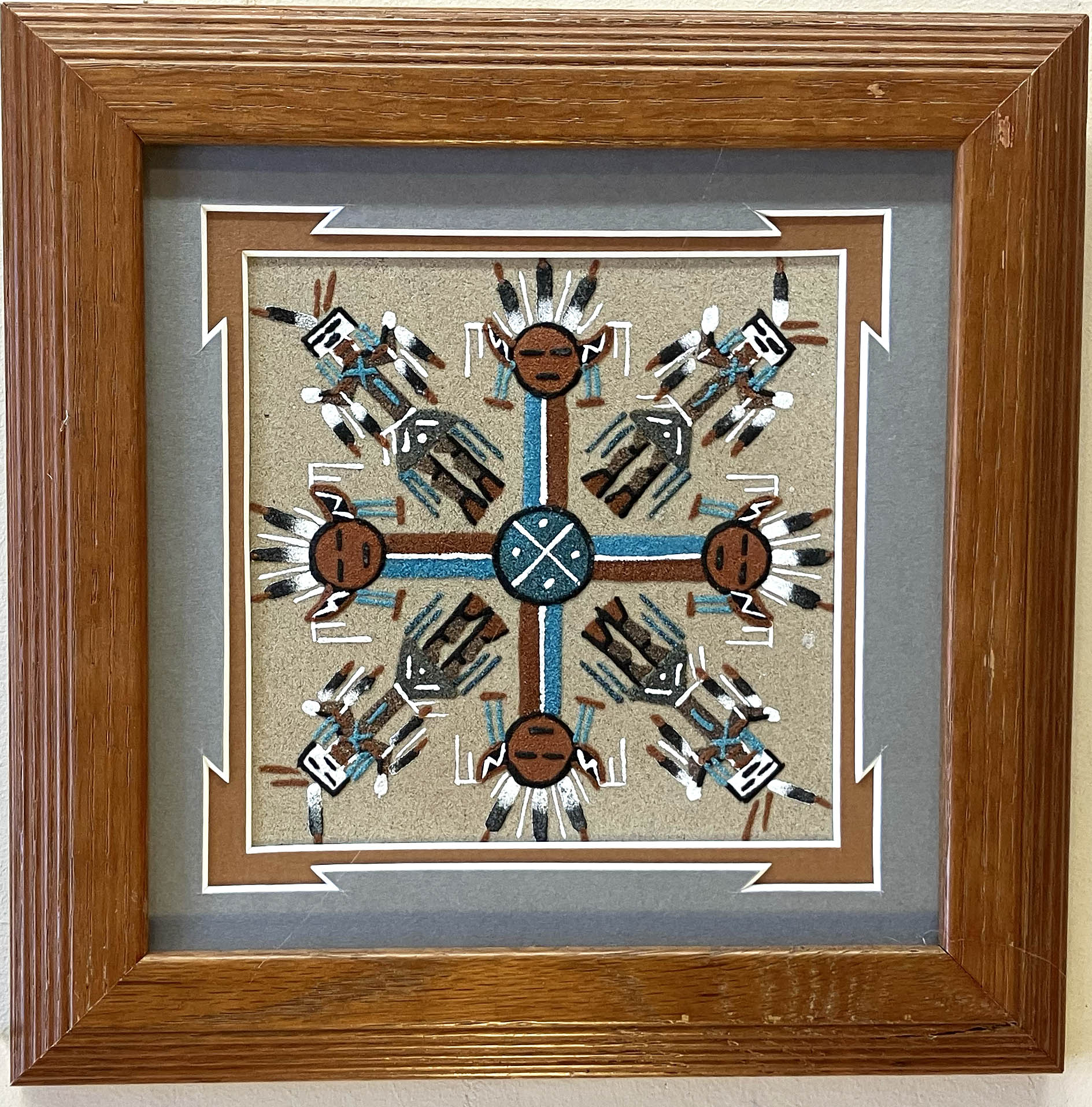 Glen Nez | Navajo Sandpainting | Penfield Gallery of Indian Arts | Albuquerque, New Mexico